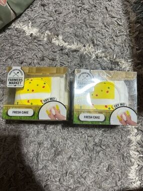 Farmers Market Cake Squishy Toy - bundle of 2